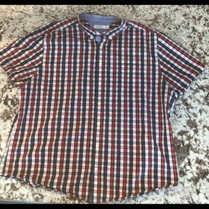 Nautica Classic Fit Colorful Plaid Button Down Men’s Size 3XL